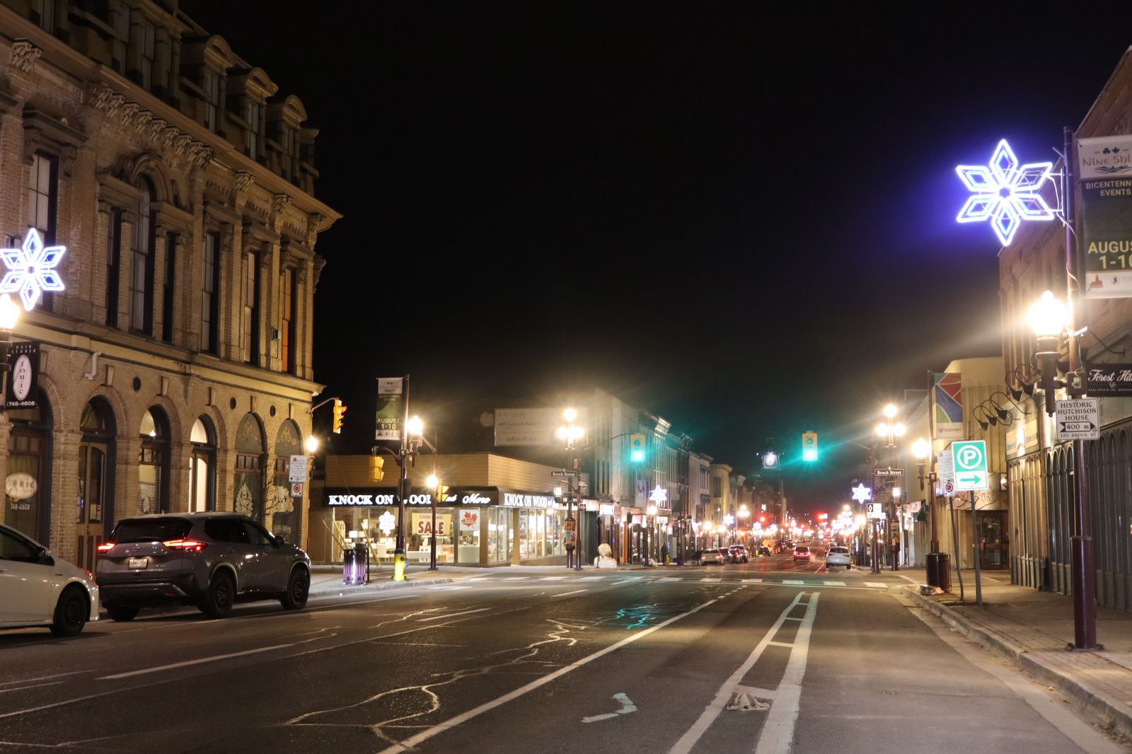 Downtown Kitchener — pickups for Pearson run from here at every hour