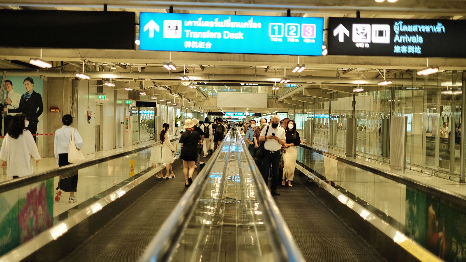 Terminal signage at Toronto Pearson: the first thing the airport map in words helps you read