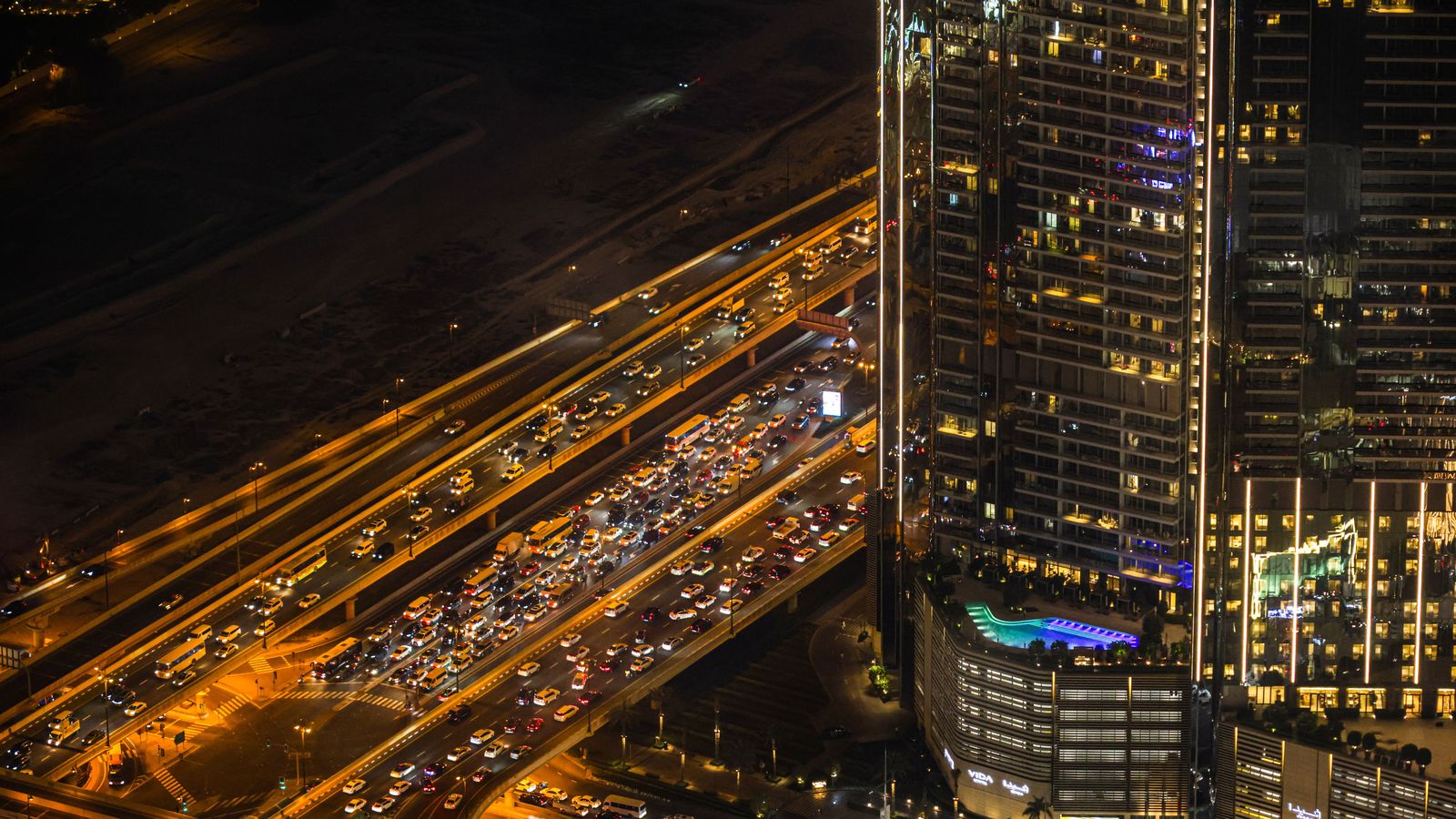 The 401 at rush hour — the reason the 407 exists, and the comparison the calculator makes